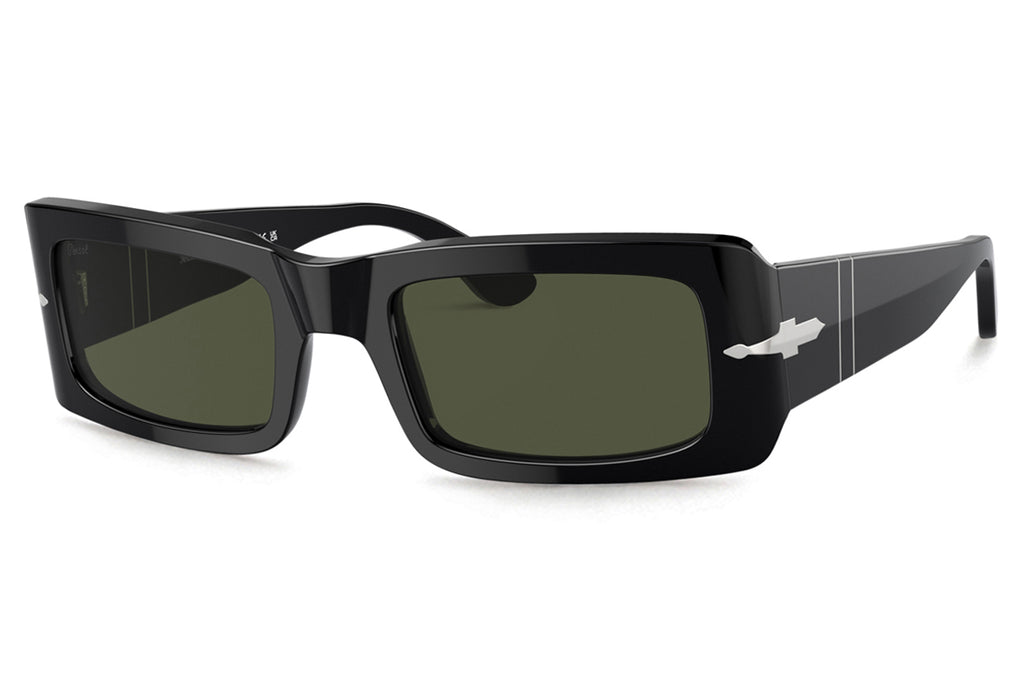 Persol - PO3332S Sunglasses Black with Green Lenses (95/31)