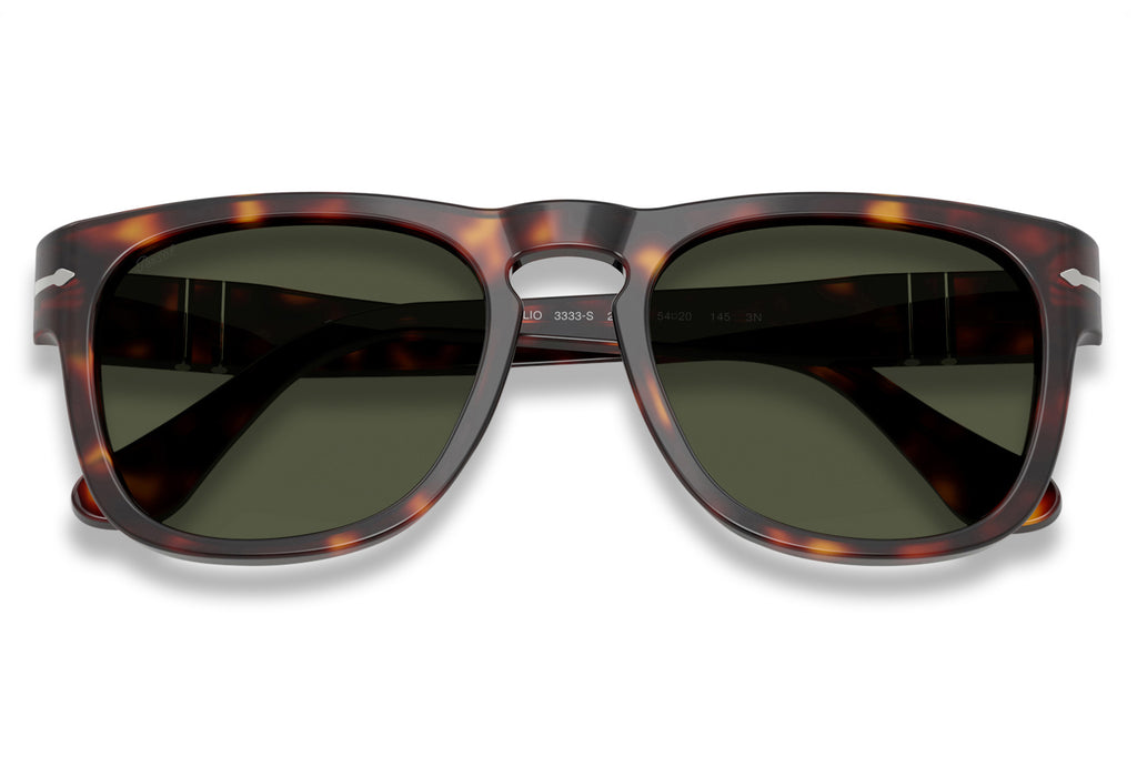 Persol - PO3333S Sunglasses Havana with Green Lenses (24/31)