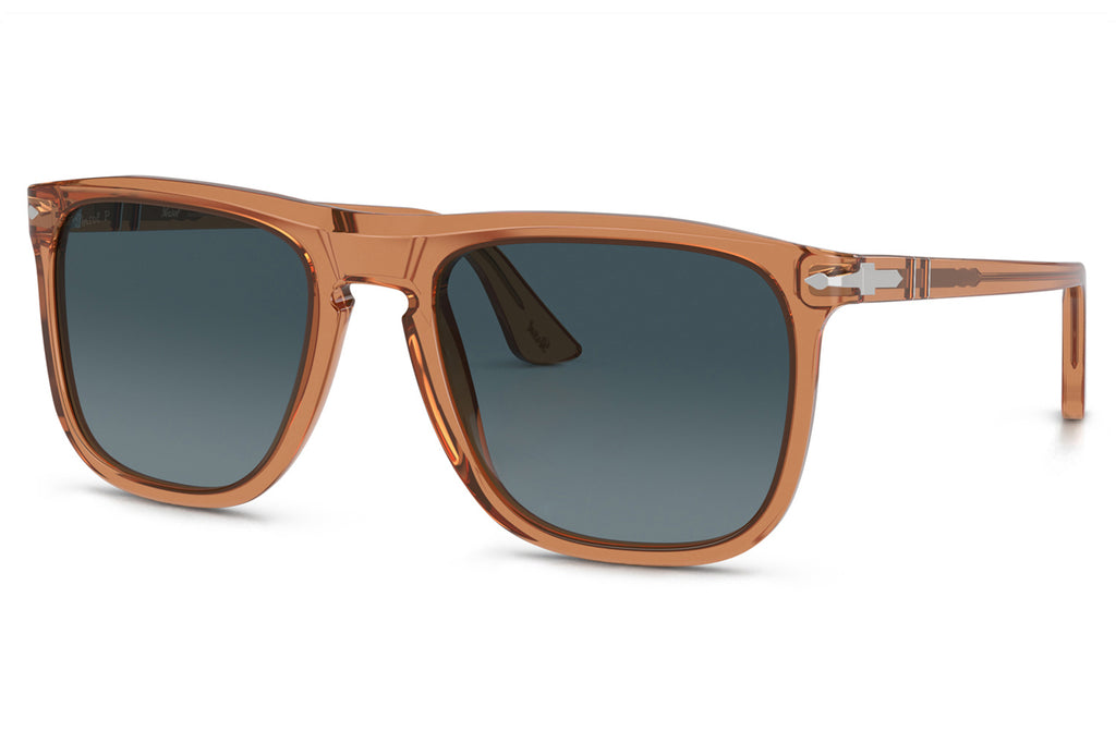 Persol - PO3336S Sunglasses Transparent Brown with Blue Gradient Lenses (1213S3)