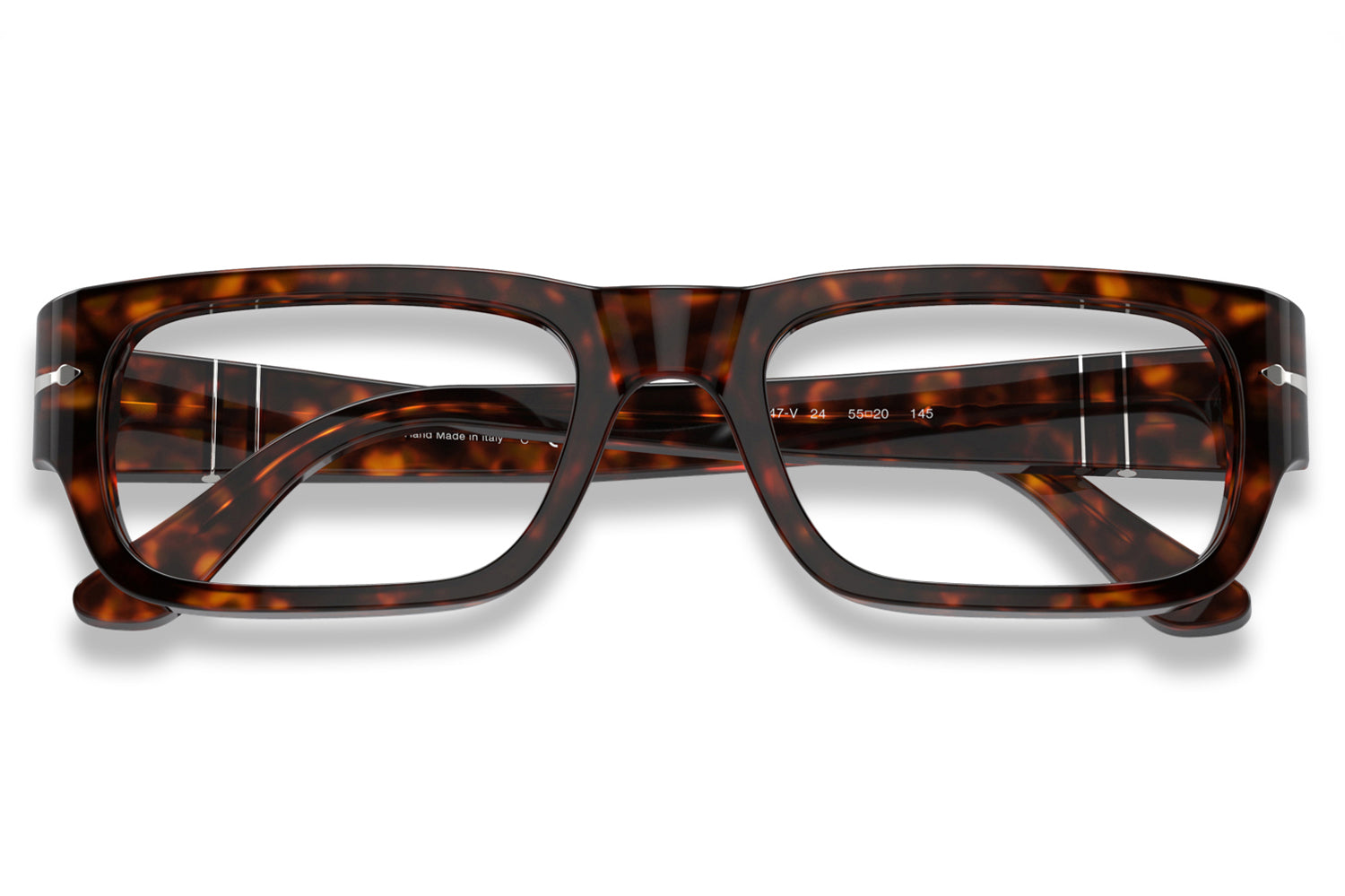 NEW PERSOL PO 3347-V 1212 RED HAVANA UNISEX EYEGLASSES 53MM 20 145 3348-V Persol 1212 53-20-145 Red Havana Tortoise Eyeglasses  main image 3