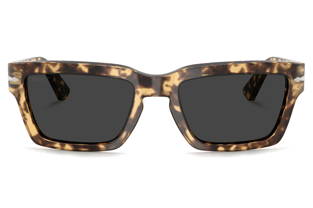 Persol - PO3363S Sunglasses Brown Beige Tortoise with Black Polar Lenses (105648)