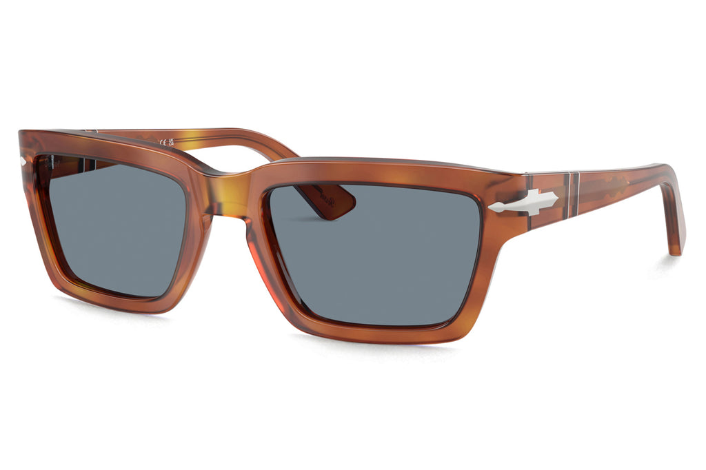 Persol - PO3363S Sunglasses Terra Di Siena with Blue Lenses (96/56)