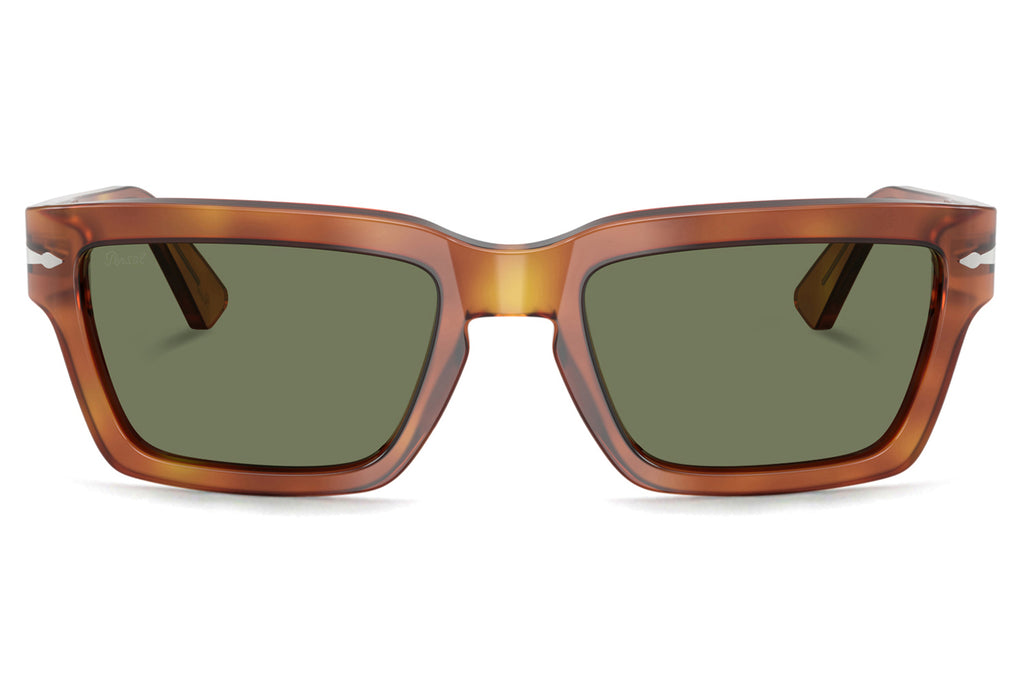 Persol - PO3363S Sunglasses Terra Di Siena with Transitions 8 Green Photochromic Lenses (96/GJ)