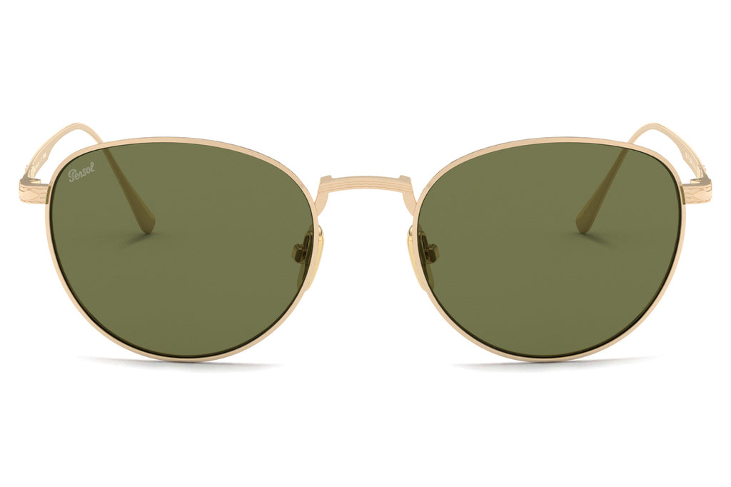 Persol - PO5002ST Sunglasses Gold with Green Lenses (80004E)