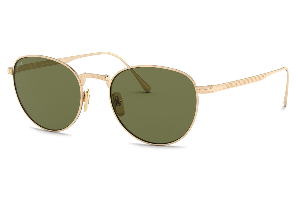 Persol - PO5002ST Sunglasses Gold with Green Lenses (80004E)