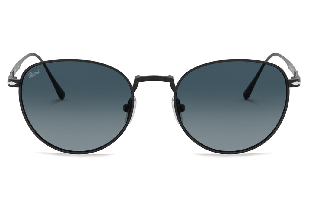 Persol - PO5002ST Sunglasses Matte Black with Blue Gradient Lenses (8004Q8)