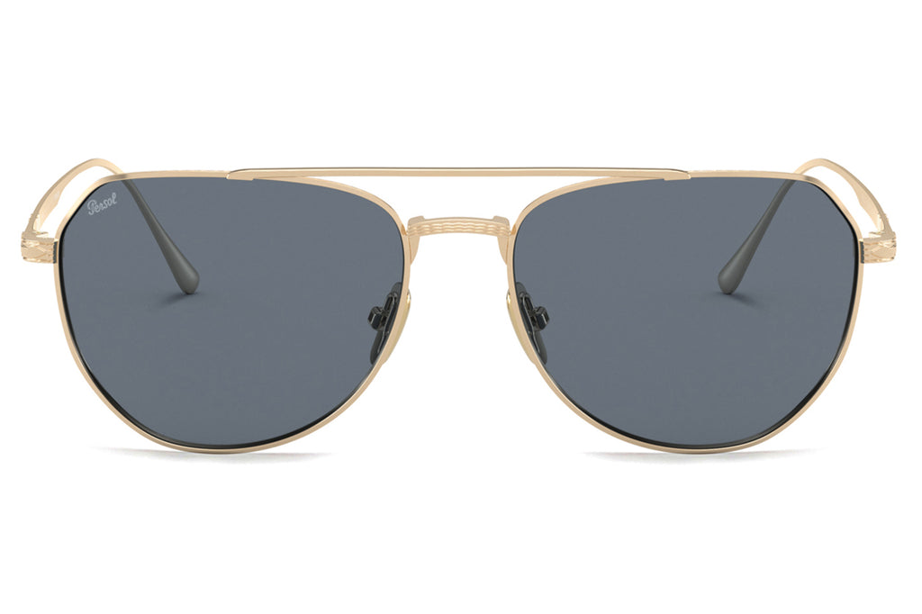 Persol - PO5003ST Sunglasses Gold with Light Blue Lenses (800056)