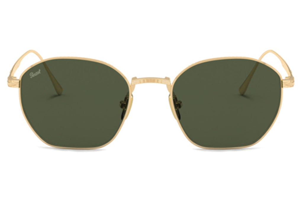 Persol - PO5004ST Sunglasses Gold with Green Lenses (800031)