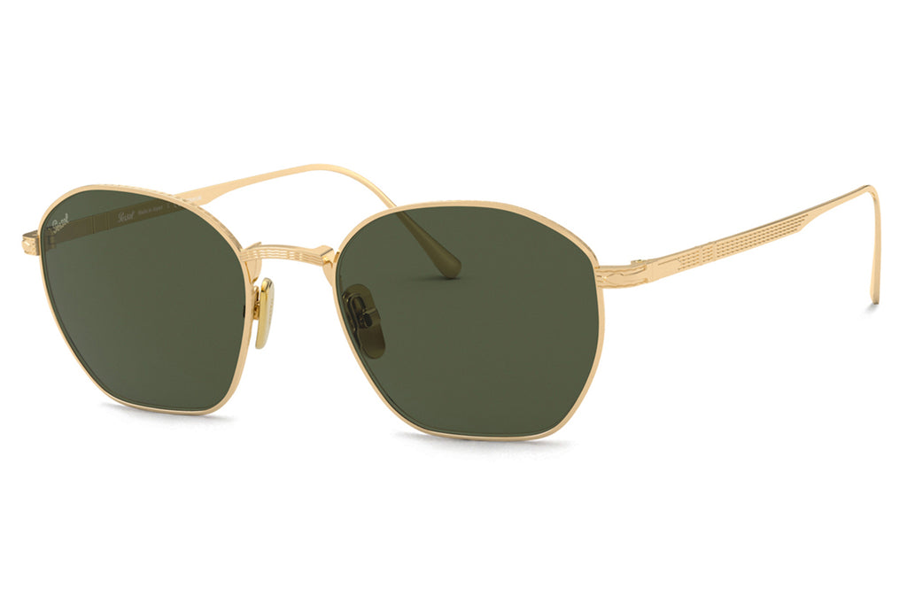 Persol - PO5004ST Sunglasses Gold with Green Lenses (800031)