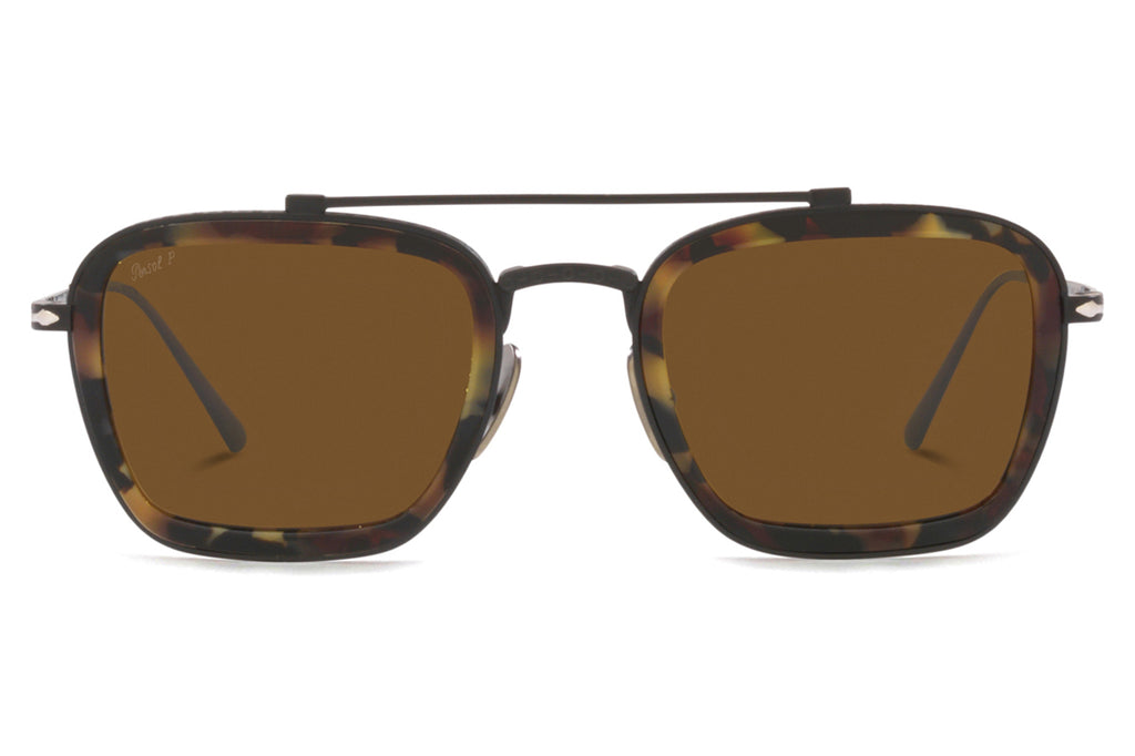 Persol - PO5012ST Sunglasses Black/Brown Tortoise with Brown Polar Lenses (801557)