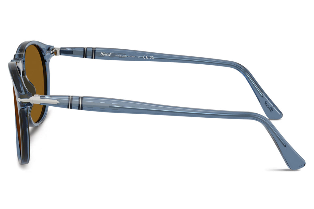 Persol - PO9649S Sunglasses Transparent Navy with Brown Lenses (121833)