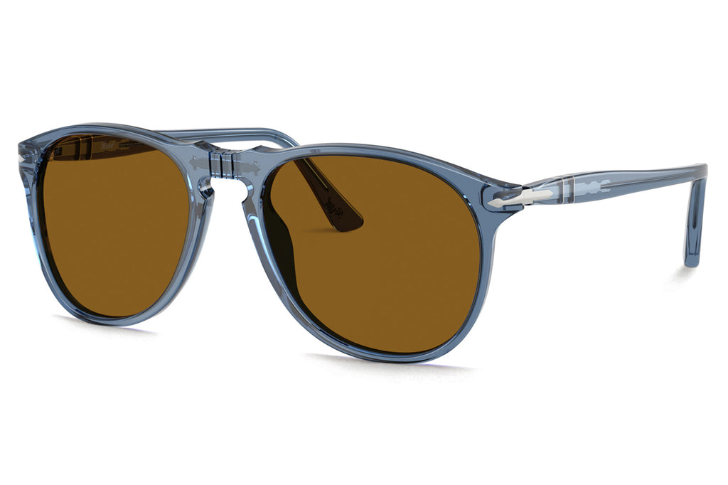 Persol - PO9649S Sunglasses Transparent Navy with Brown Lenses (121833)
