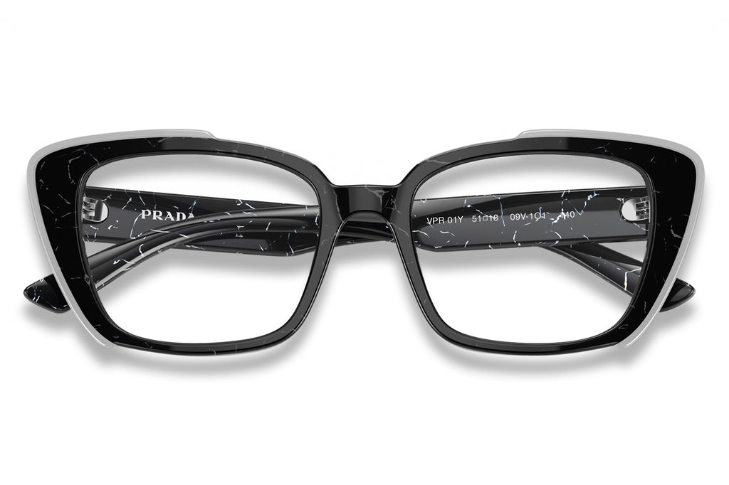 Prada - PR 01YV Eyeglasses Havana Black/White (09V1O1)