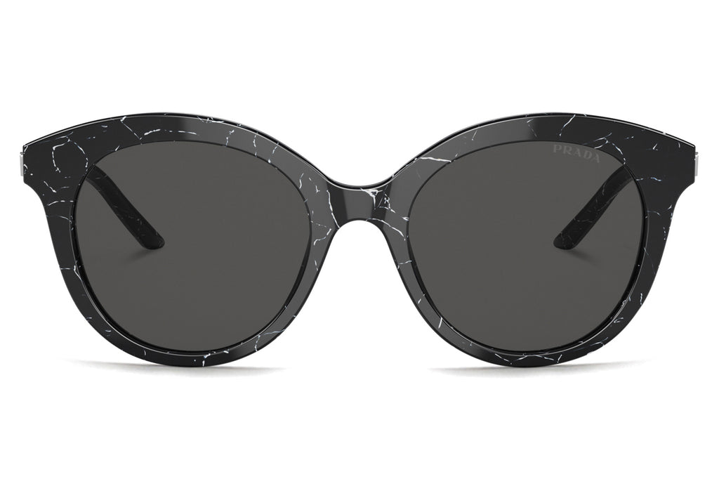 Prada - PR 02YS Sunglasses Black Marble with Dark Grey Lenses (03Y5S0)