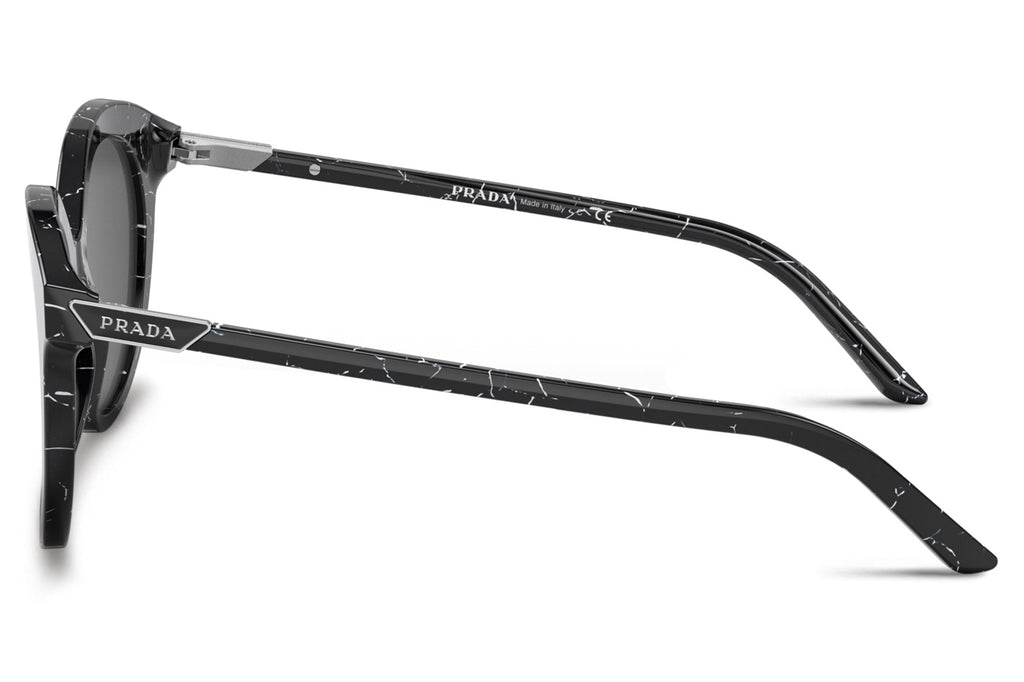 Prada - PR 02YS Sunglasses Black Marble with Dark Grey Lenses (03Y5S0)