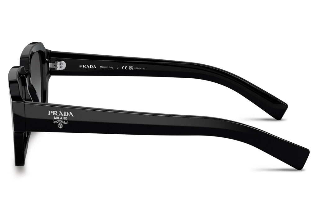 Prada - PR 02ZSF Sunglasses Black with Graphite Sfumato Cristallo Lenses (1AB06T)
