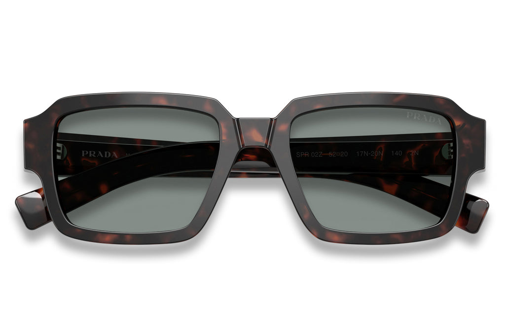 Prada - PR 02ZS Sunglasses Root Tortoise with Blue Lenses (17N20N)