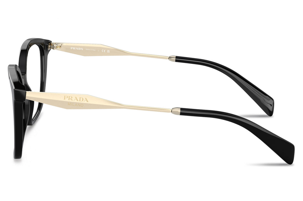 Prada - PR 02ZVF (Low Bridge Fit) Eyeglasses Black (1AB1O1)