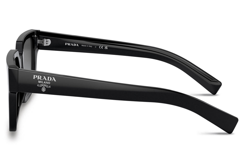 Prada - PR 03ZS Sunglasses Black with Graphite Sfumato Cristallo Lenses (1AB06T)