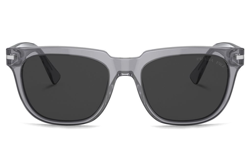 Prada - PR 04YS Sunglasses Transparent Grey with Black Polar Lenses (08U08G)