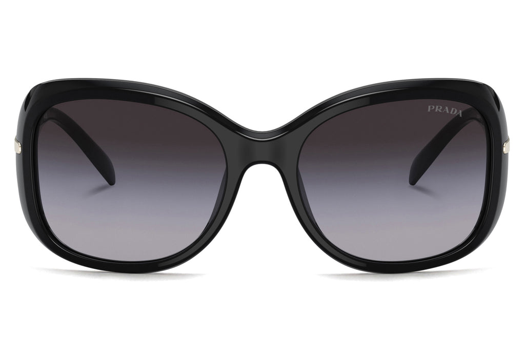 Prada - PR 04ZSF (Low Bridge Fit) Sunglasses Black with Grey Gradient Lenses (1AB09S)