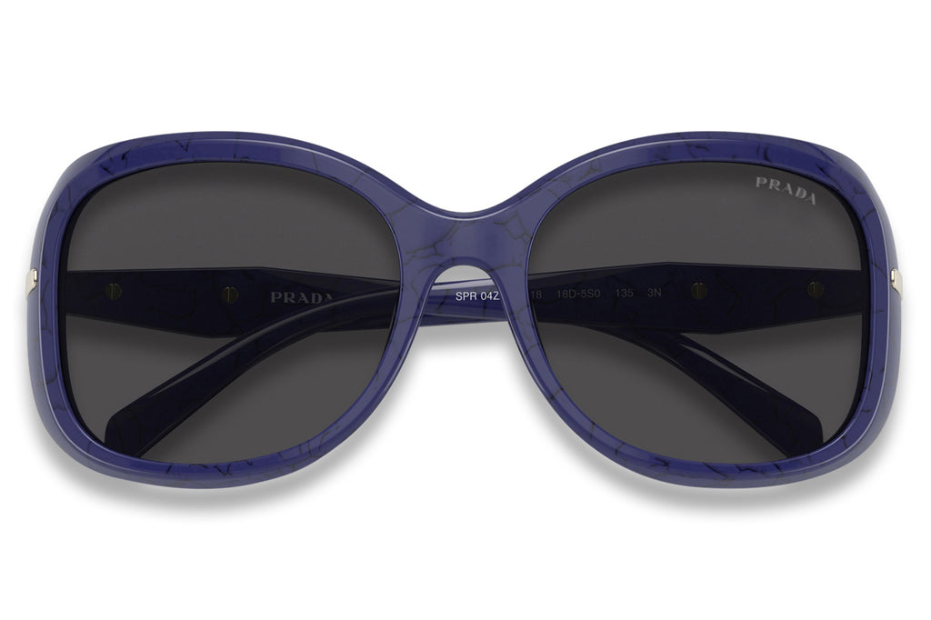 Prada - PR 04ZS Sunglasses Baltic Marble with Dark Grey Lenses (18D5S0)