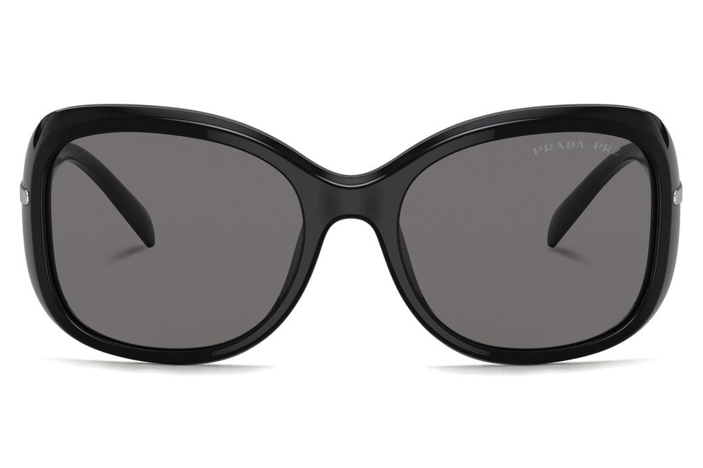 Prada - PR 04ZS Sunglasses Black with Dark Grey Polar Lenses (1AB5Z1)