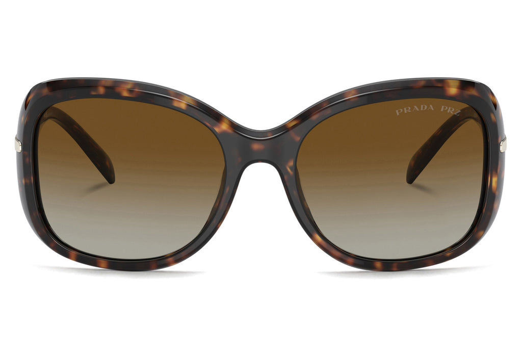 Prada - PR 04ZS Sunglasses Tortoise with Brown Gradient Polar Lenses (2AU6E1)