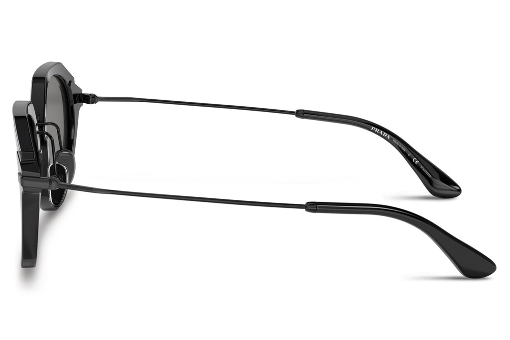 Prada - PR 05YS Sunglasses Black with Dark Grey Polar Lenses (1AB5Z1)