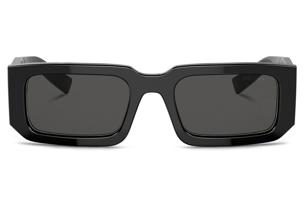 Prada - PR 06YS Sunglasses Black/White with Dark Grey Lenses (09Q5S0)