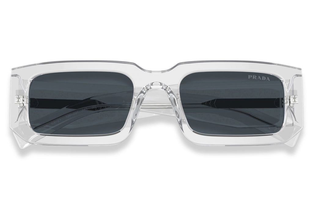 Prada - PR 06YS Sunglasses Transparent Grey with Dark Grey Lenses (12R09T)