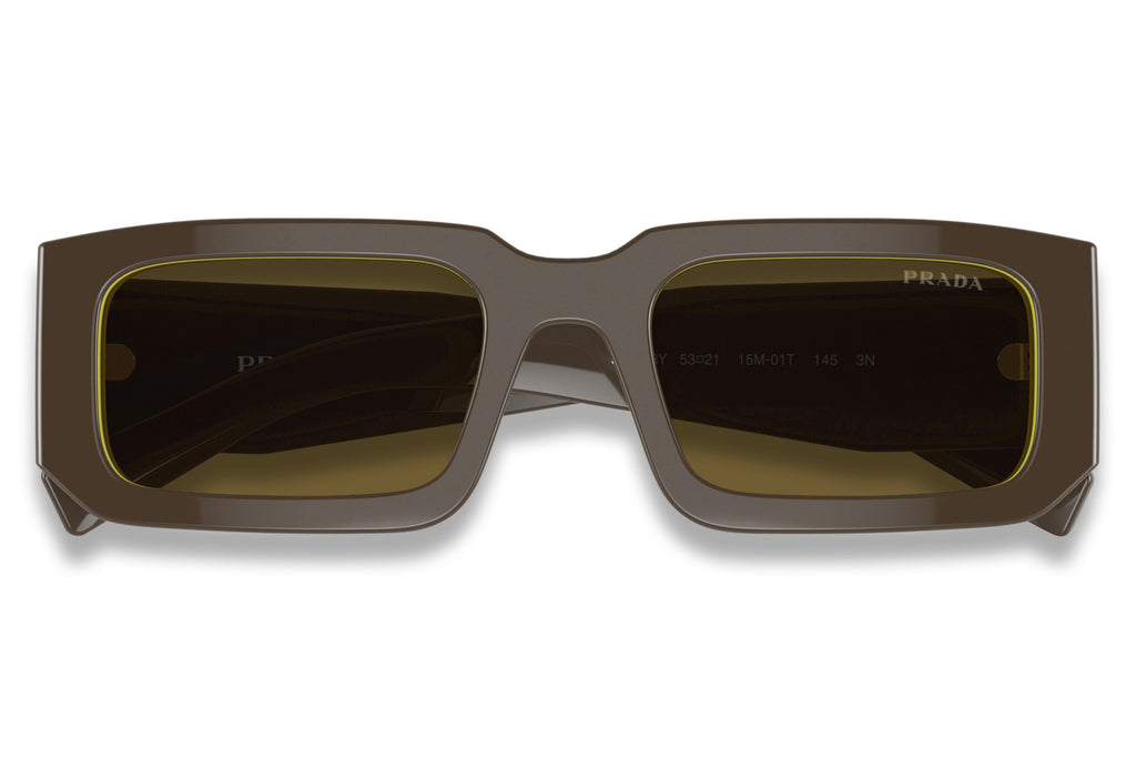 Prada - PR 06YS Sunglasses Loden/Cedar with Dark Brown Lenses (15M01T)
