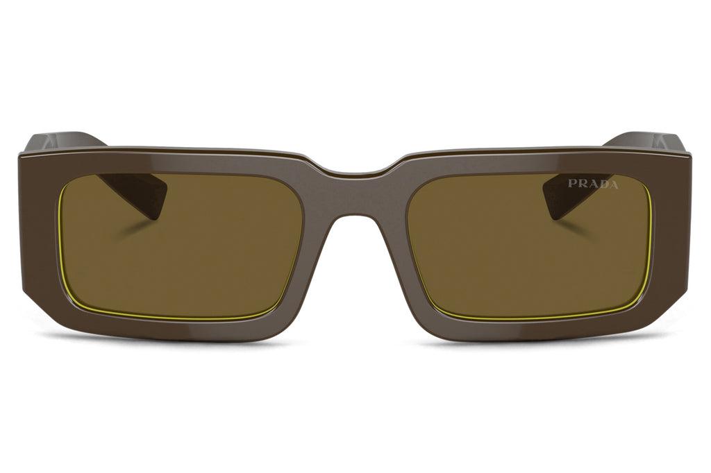 Prada - PR 06YS Sunglasses Loden/Cedar with Dark Brown Lenses (15M01T)