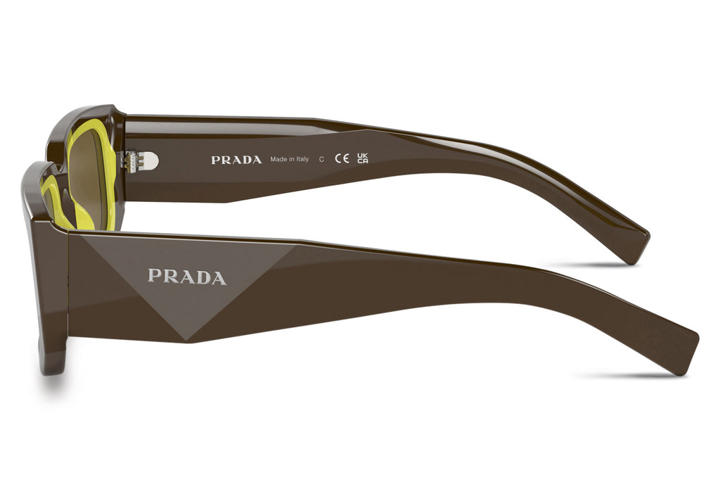 Prada - PR 06YS Sunglasses Loden/Cedar with Dark Brown Lenses (15M01T)