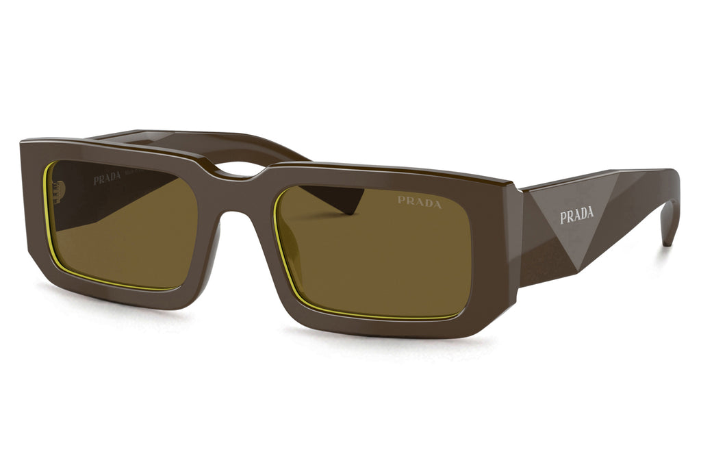 Prada - PR 06YS Sunglasses Loden/Cedar with Dark Brown Lenses (15M01T)