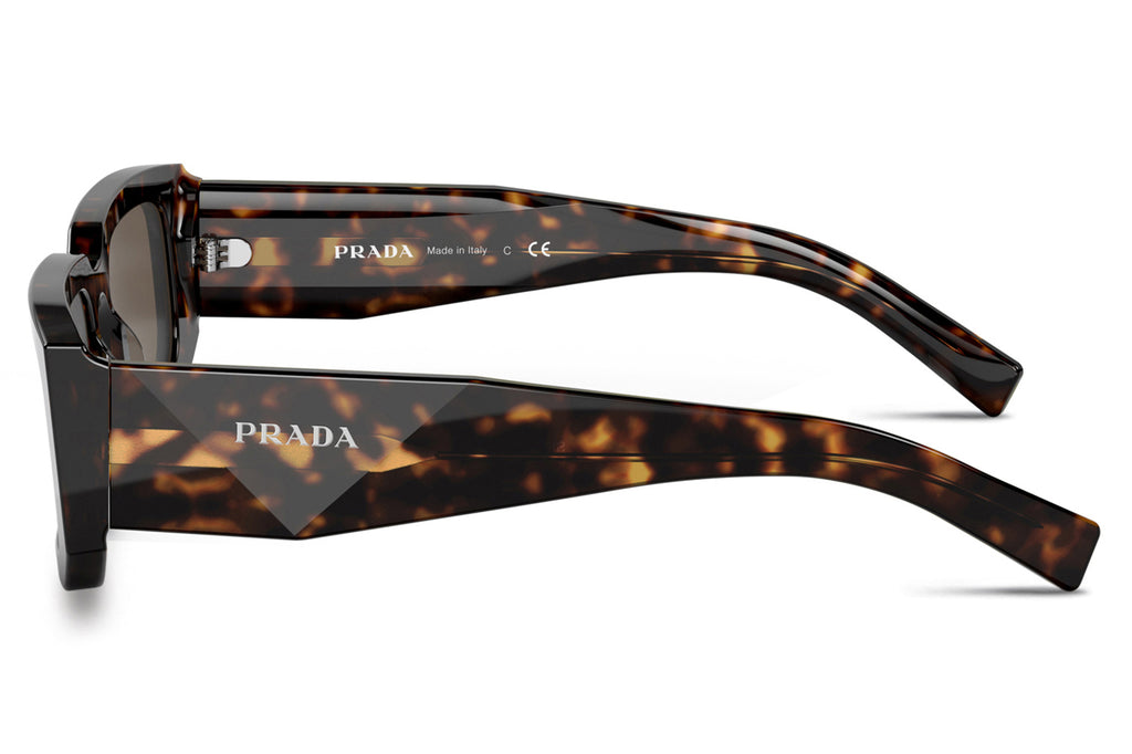 Prada - PR 06YS Sunglasses Tortoise with Dark Brown Lenses (2AU8C1)