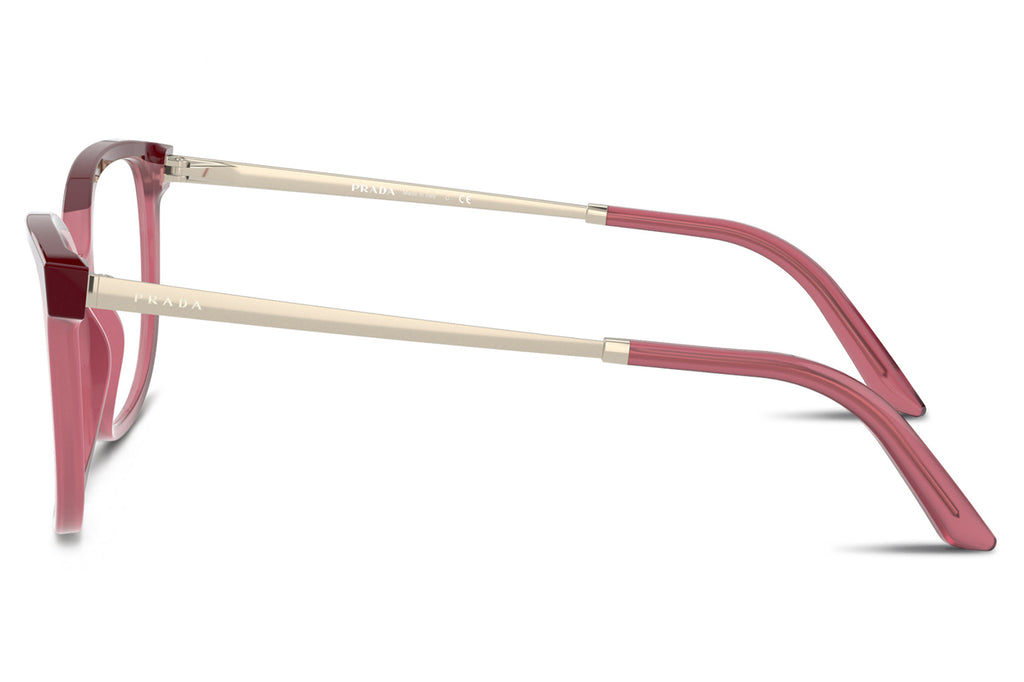 Prada - PR 07WV Eyeglasses Bordeaux/Opal Cherry (08N1O1)