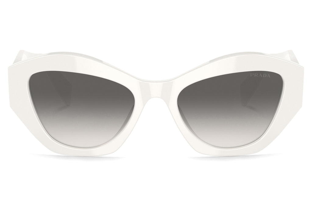 Prada - PR 07YSF (Low Bridge Fit) Sunglasses White with Grey Gradient Lenses (142130)