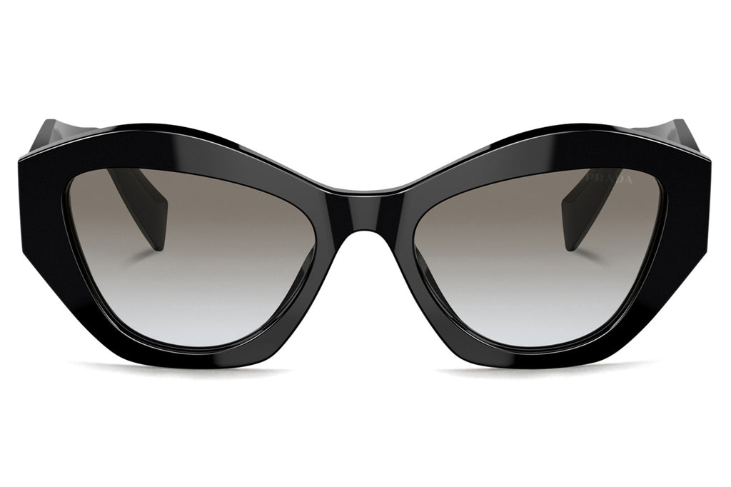 Prada - PR 07YSF (Low Bridge Fit) Sunglasses Black with Grey Gradient Lenses (1AB0A7)