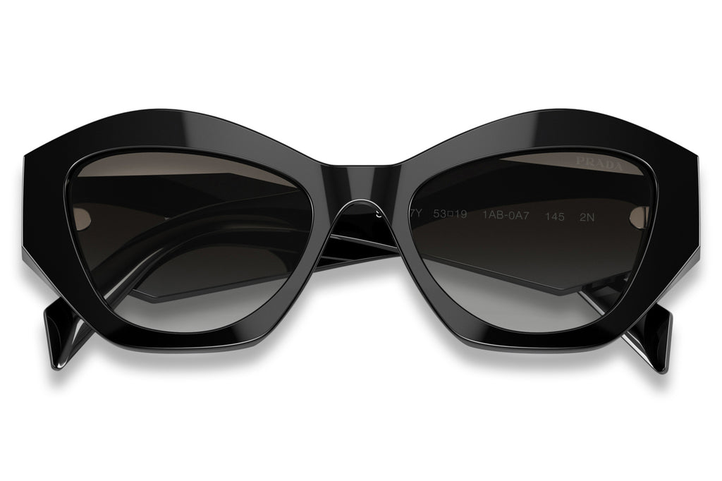 Prada - PR 07YS Sunglasses Black with Grey Gradient Lenses (1AB0A7)