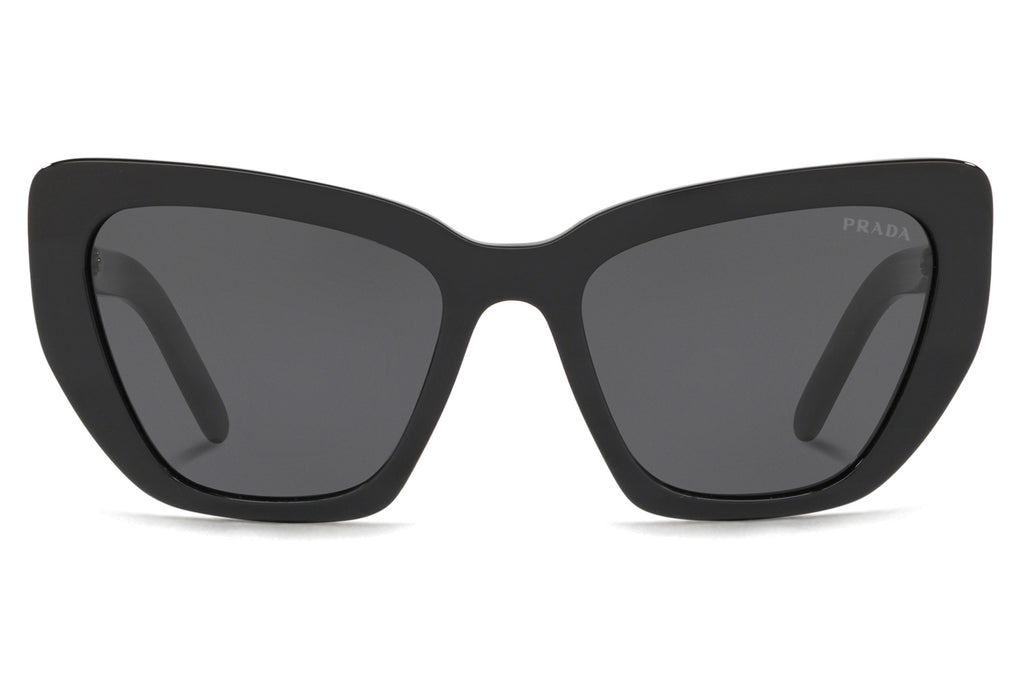 Prada - PR 08VS Sunglasses Black with Dark Grey Lenses (1AB5S0)