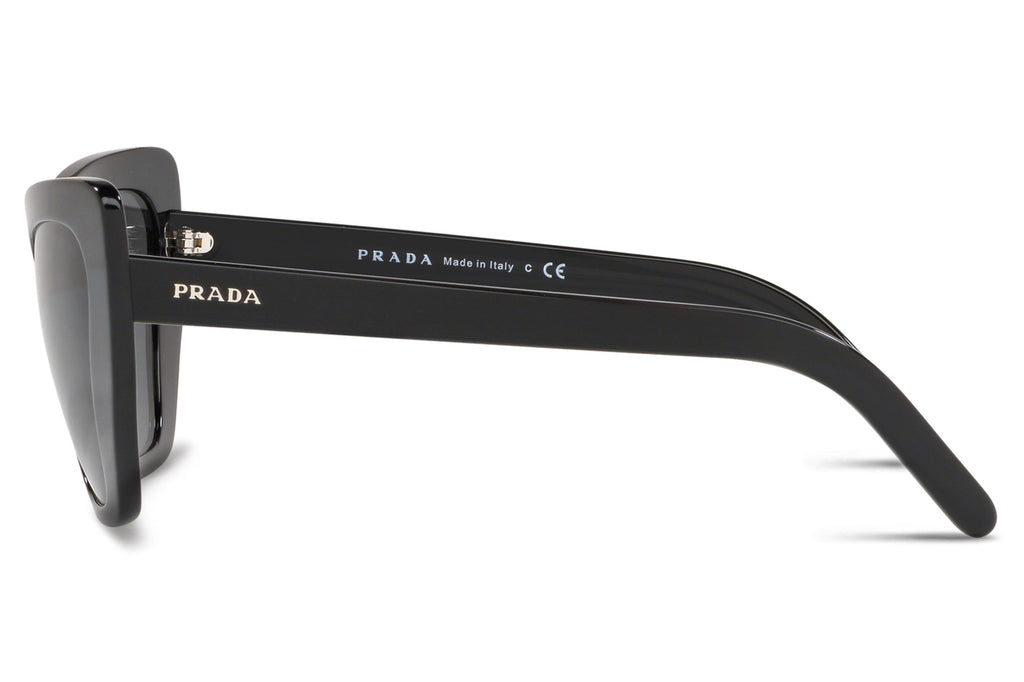 Prada - PR 08VS Sunglasses Black with Dark Grey Lenses (1AB5S0)