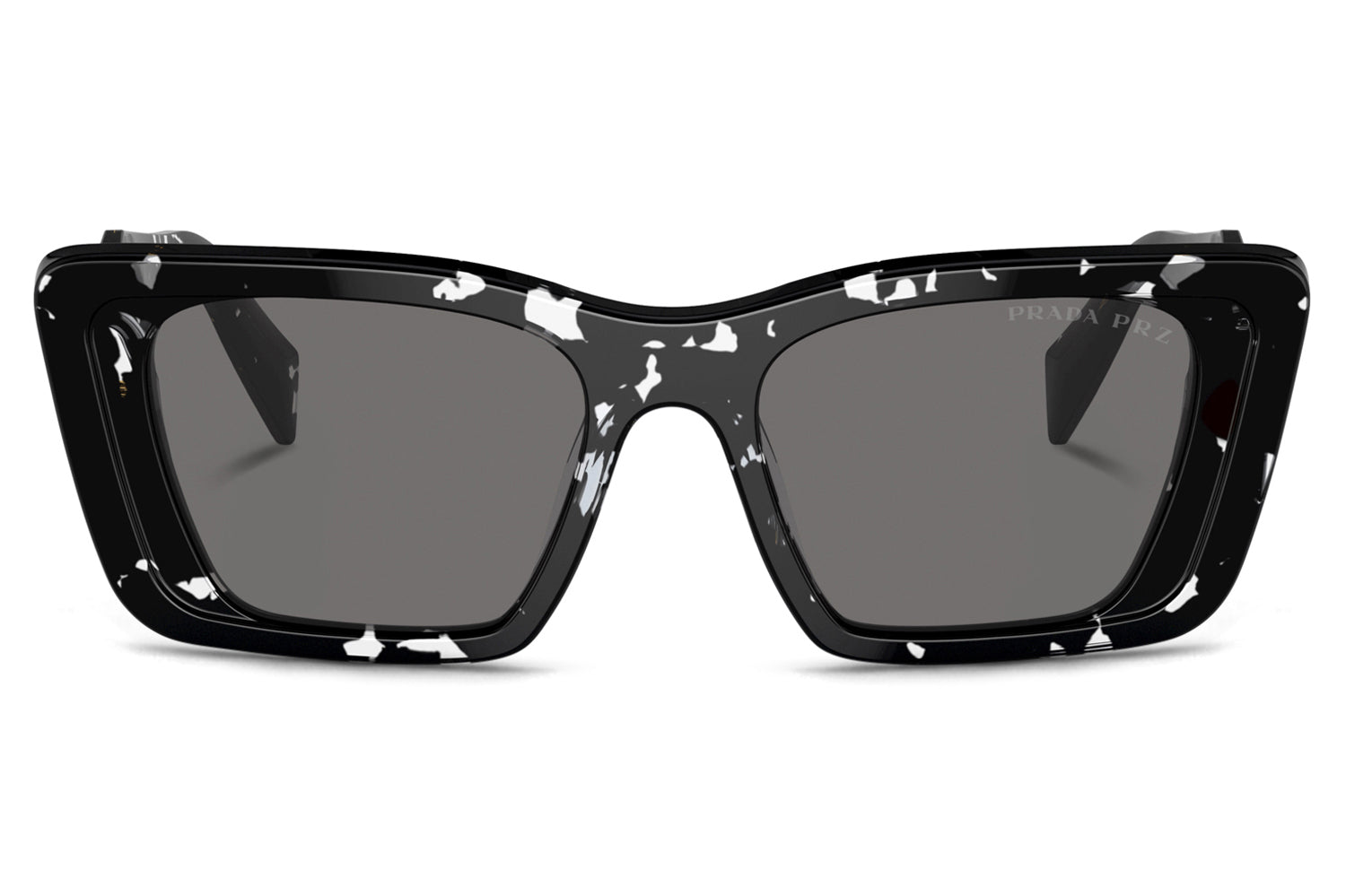 Prada Black Sunglasses PR 08YS Prada PR 08YS 1AB5S0 Sunglasses | As Seen On Eliza Gonzalez - US main image 3