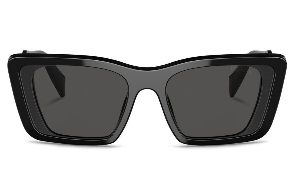 Prada - PR 08YS Sunglasses Black with Dark Grey Lenses (1AB5S0)