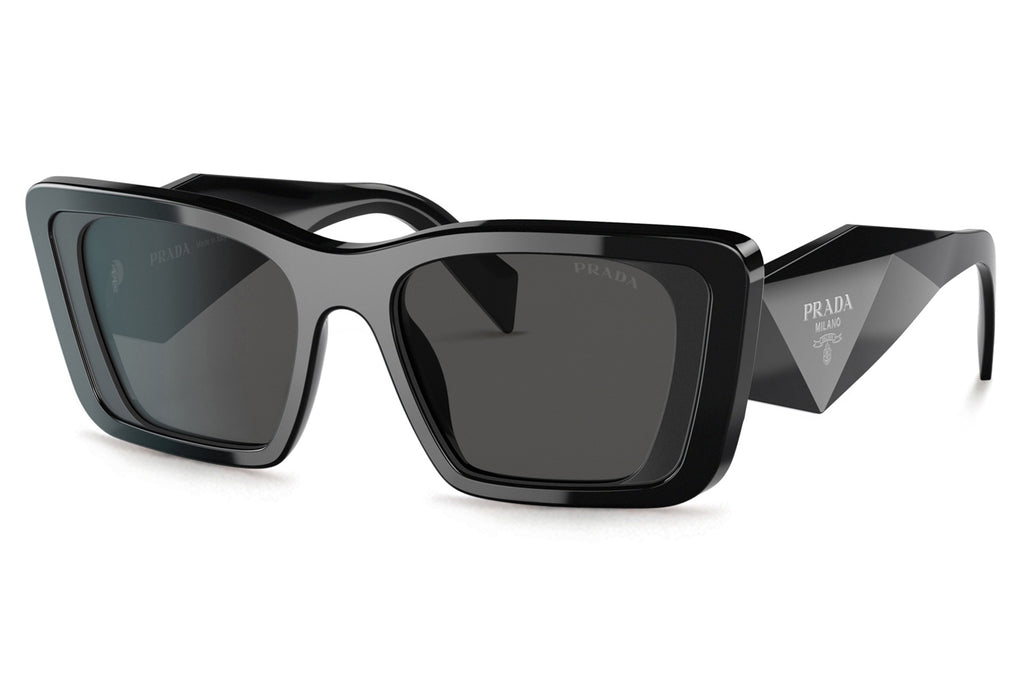 Prada - PR 08YS Sunglasses Black with Dark Grey Lenses (1AB5S0)