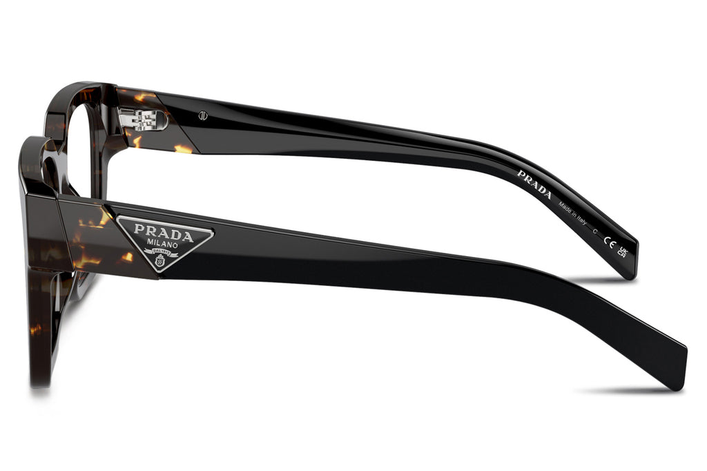 Prada - PR 08ZV Eyeglasses Tortoise Black Malt (16R1O1)