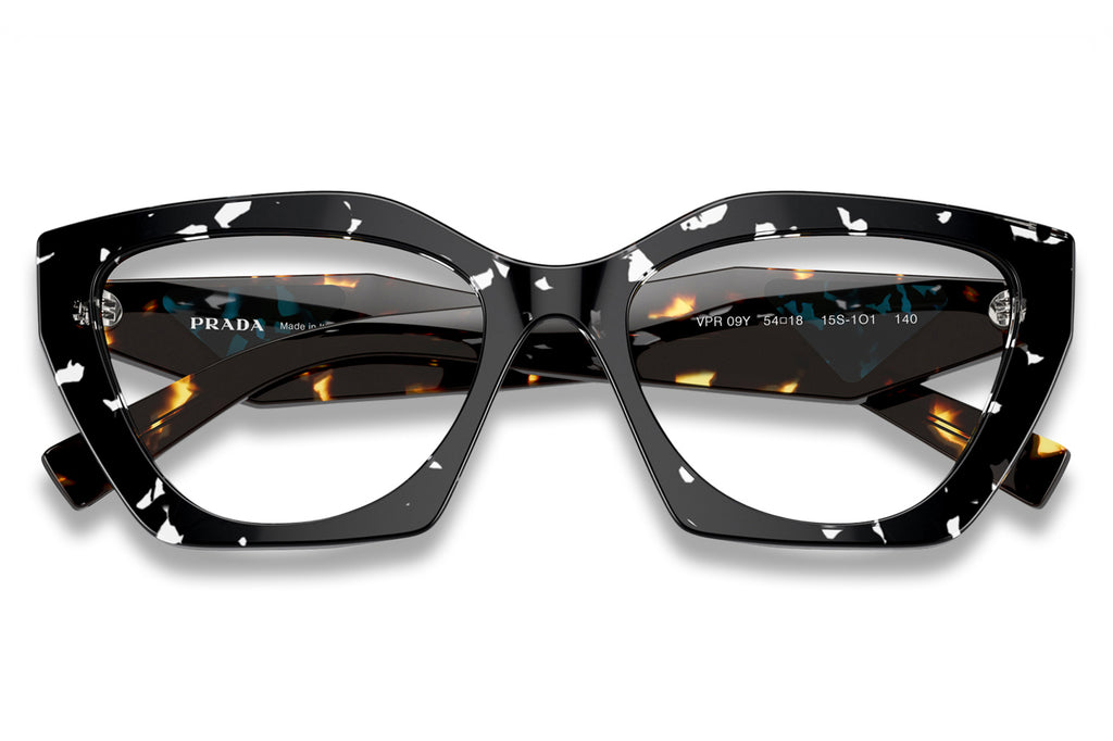 Prada - PR 09YV Eyeglasses Black Crystal Tortoise (15S1O1)