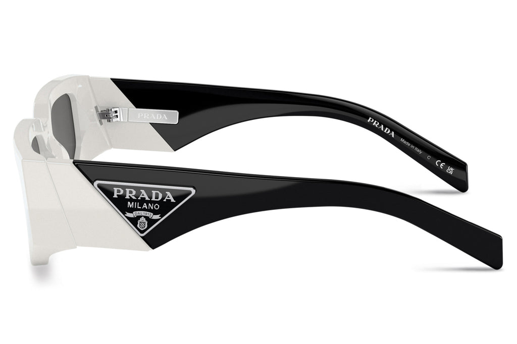 Prada - PR 09ZSF (Low Bridge Fit) Sunglasses Talc with Dark Grey Lenses (1425S0)