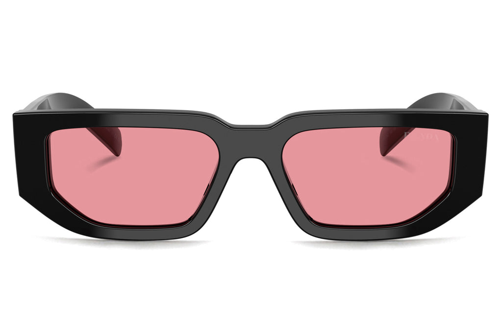 Prada - PR 09ZS Sunglasses Black with Pink Lenses (16K30L)