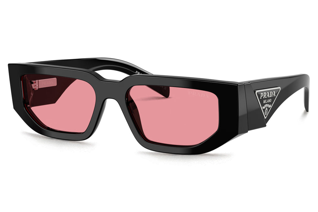 Prada - PR 09ZS Sunglasses Black with Pink Lenses (16K30L)